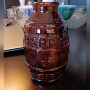 BARREL OF BEER GLASS BOTTLE